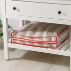 Кофр для хранения вещей, 53×45×15 см, прозрачный, цветной замок - Фото 7