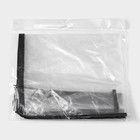 Кофр для хранения вещей, 53×45×15 см, прозрачный, цветной замок - Фото 8