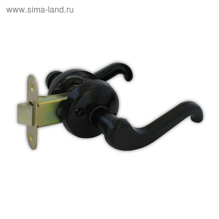 Защелка дверная Димитровград «Зенит» 2.02, черная - Фото 1