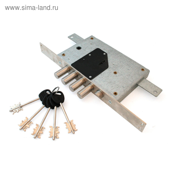 Замок врезной «Гардиан» МАКСИМУМ 2112 ДТ, правый, с защелкой, б/о, 5 ключей - Фото 1