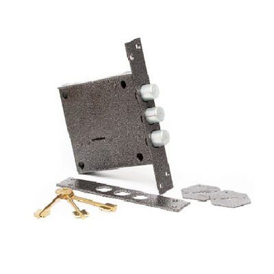 Замок врезной «Симеко» ЗВУх3, 3 ригеля, 3 ключа