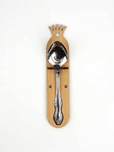 Ложка чайная с гравировкой «Любимого сына», h=14 см