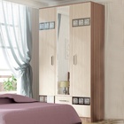 Шкаф трёхстворчатый «Коста – Рика», 1200×570×2300 мм, цвет ясень шимо - Фото 1