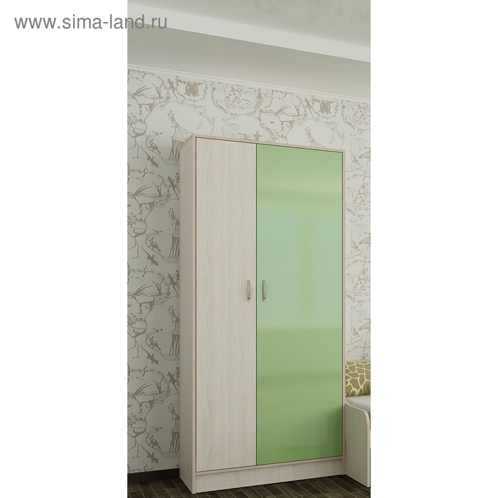 Шкаф для одежды Буратино, 800х520х1950, зеленый - Фото 1