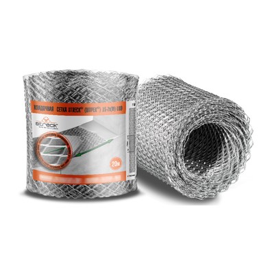 Сетка кладочная «Штрек» 15-Zn W180, оцинкованная, 20 м