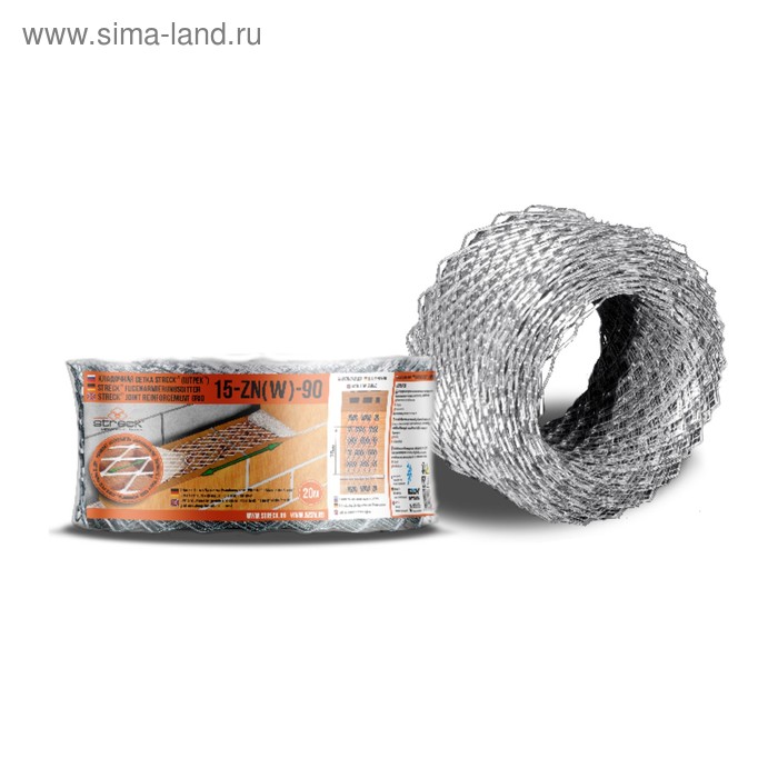 Сетка кладочная «Штрек» 15-Zn W90, оцинкованная, 20 м - Фото 1