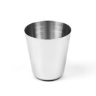 Подарочный набор 4 в 1, 17×21.5 см, фляжка 300 мл, воронка, 2 рюмки, нержавеющая сталь, экокожа, чёрный, серебристый - Фото 2