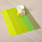 Салфетка сервировочная на стол «Пять полос», 45×30 см, цвет зелёный - Фото 2