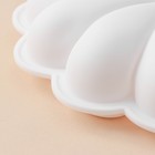 Форма для муссовых десертов и выпечки KONFINETTA «Ромашка», силикон, 22×4,5 см, цвет белый - фото 4588177