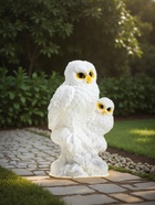 Садовая фигура из гипса «Совы полярные», 36×18×19 см - Фото 3