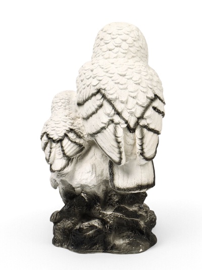 Садовая фигура из гипса «Совы полярные», 36×18×19 см
