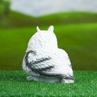 Садовая фигура "Совушка малая" белая, 15х15см - Фото 3