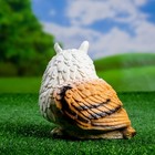 Садовая фигура "Совушка малая" коричневая, 15х15 см - Фото 2
