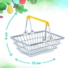 Игровой набор «Мини-магазин», 2 предмета: корзинка, тележка - Фото 3