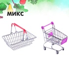 Игровой набор «Мини-магазин», 2 предмета: корзинка, тележка - Фото 10