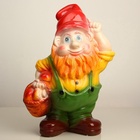 Садовая фигура из гипса «Гном с грибами», 47×21×30 см - Фото 9