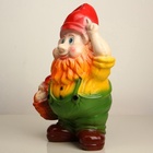 Садовая фигура из гипса «Гном с грибами», 47×21×30 см - Фото 4