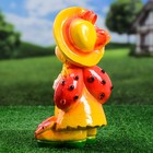 Садовая фигура "Девочка божья коровка" малая 31см - Фото 3