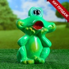 Садовая фигура из гипса «Лягушка улыбается», 16.5×12×23 см - Фото 3