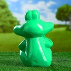 Садовая фигура из гипса «Лягушка улыбается», 16.5×12×23 см  (артикул 3242404)  большой выбор товаров оптом и в розницу по низким ценам с доставкой