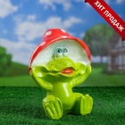 Садовая фигура из гипса «Лягушка улыбка под мухомором», 27.5×12×23.5 см 3242405 - фото 319855249