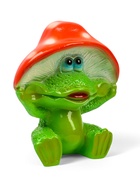 Садовая фигура из гипса «Лягушка улыбка под мухомором», 27.5×12×23.5 см - Фото 4