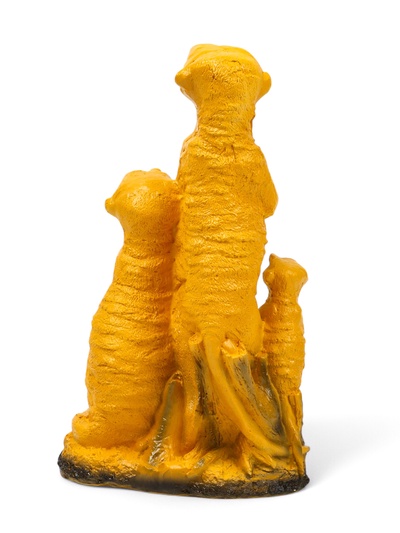 Садовая фигура из гипса «Сурикаты», 36.5×14×22 см
