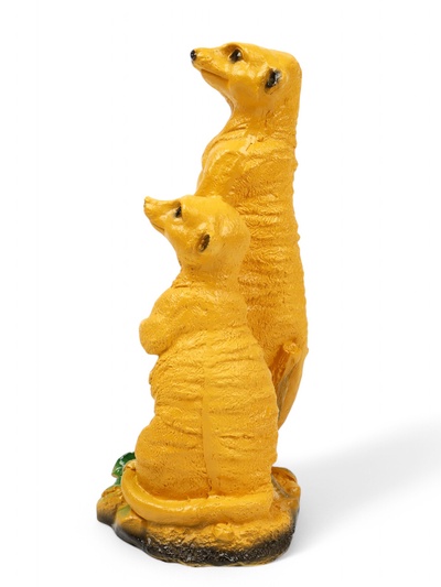 Садовая фигура из гипса «Сурикаты», 36.5×14×22 см