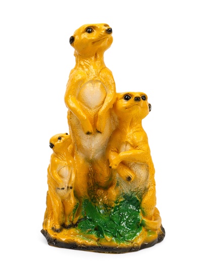 Садовая фигура из гипса «Сурикаты», 36.5×14×22 см
