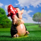 Садовая фигура "Еж Весельчак с грибочком" 32х15см - Фото 2