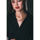 Цепь «Плетение Ромб двойной» МРДГ1, позолота, 45 см - Фото 2