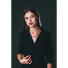 Цепь «Плетение Ромб двойной» МРДГ1, позолота, 45 см - Фото 3