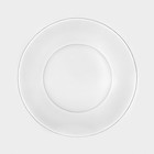 Тарелка «Симпатия», d=25 см, стекло, прозрачная - Фото 3