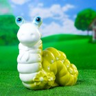 Садовая фигура "Гусеница веселая" салатовая 32х32см - Фото 1