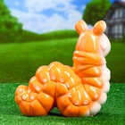Садовая фигура "Гусеница веселая" оранжевая 31х32см - Фото 3