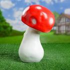 Садовая фигура "Большой Мухомор с глазами" 17х17х30см - Фото 3