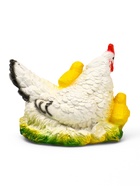 Садовая фигура из гипса «Курица наседка с цыплятами», 22×20×30 см - Фото 8