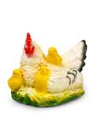 Садовая фигура из гипса «Курица наседка с цыплятами», 22×20×30 см - Фото 5