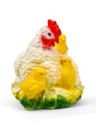 Садовая фигура из гипса «Курица наседка с цыплятами», 22×20×30 см - Фото 6