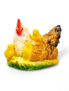 Садовая фигура из гипса «Курица наседка с цыплятами», 27×20×21 см - Фото 5