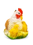 Садовая фигура из гипса «Курица наседка с цыплятами», 27×20×21 см - Фото 6