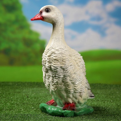 Садовая фигура из гипса «Московская утка», 37×17×21 см