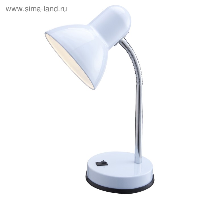 Настольная лампа BASIC 1x40Вт E27 белый 13x13x33см