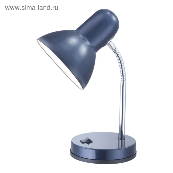 Настольная лампа BASIC 1x40Вт E27, синий 13x13x33 см - Фото 1