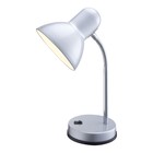 Настольная лампа BASIC 1x40Вт E27 серый 13x13x33см - фото 297996971