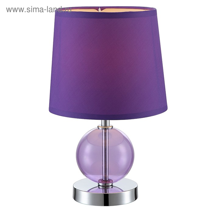 Настольная лампа VOLCANO 1x40Вт E14 фиолетовый 18x18x30см - Фото 1