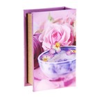 Шкатулка-книга дерево "Чайная роза" 17х11х5 см - Фото 3