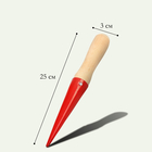 Конус посадочный, длина 25 см, деревянная ручка - Фото 2