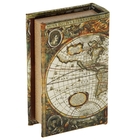 Шкатулка-книга дерево "Карта первооткрывателей" 17х11х5 см - Фото 3