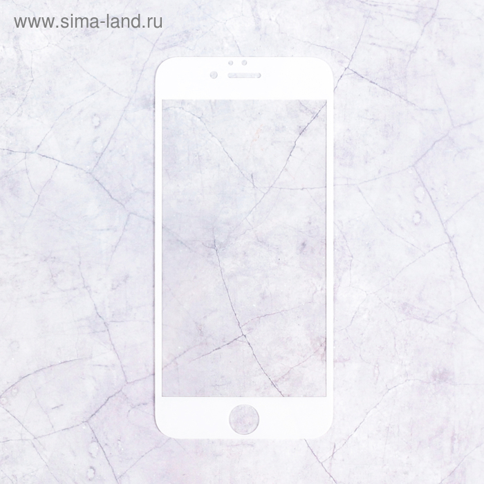 Защитное стекло Mobius для Apple iPhone 6/6S 3D Full Cover, белое - Фото 1